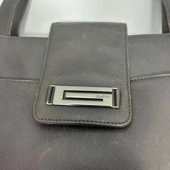 Guess Vintage Leather Handbag Brown - Picture 2 of 9